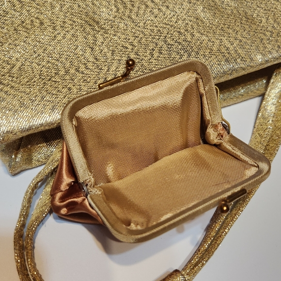 Vintage Gold Evening Handbag - Picture 6 of 9